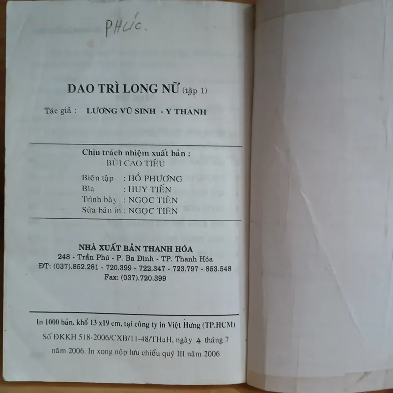 Dao Trì Long Nữ (Bộ 4 Tập) - Lương Vũ Sinh, Y Thanh 583910