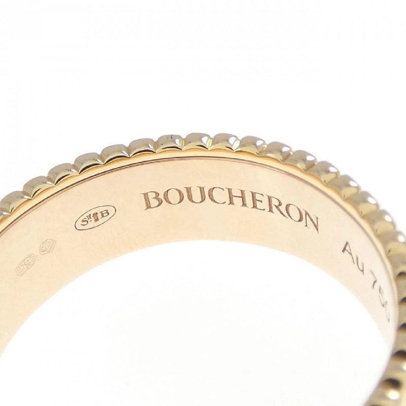 Boucheron Quatre White Small Ring - Hàng hiệu Authentic 837513
