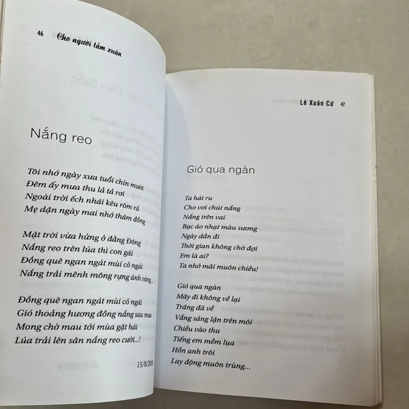 Cho người tầm xuân - Lê Xuân Cừ 801130