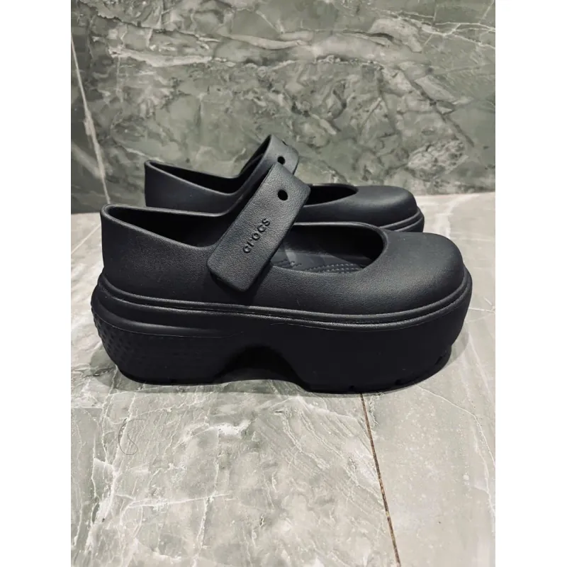 [PASS NHANH] Crocs Mary Jane Stomp 36-37 auth - like new 991666