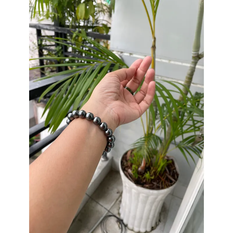 Vòng tay đá Hematit( huyết áp) 680525