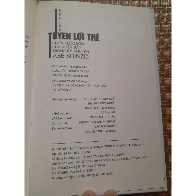 ABE SHINZO TUYẾN LỢI THẾ CHIẾN LƯỢC LỚN... 755821