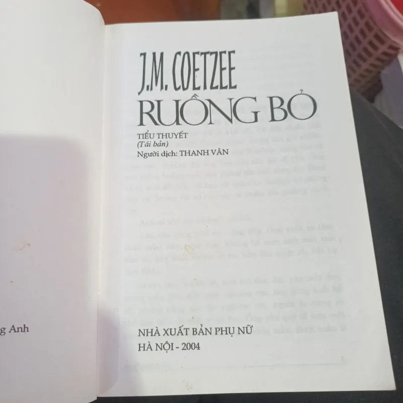 Ruồng Bỏ - J.M. Coetzee 793722