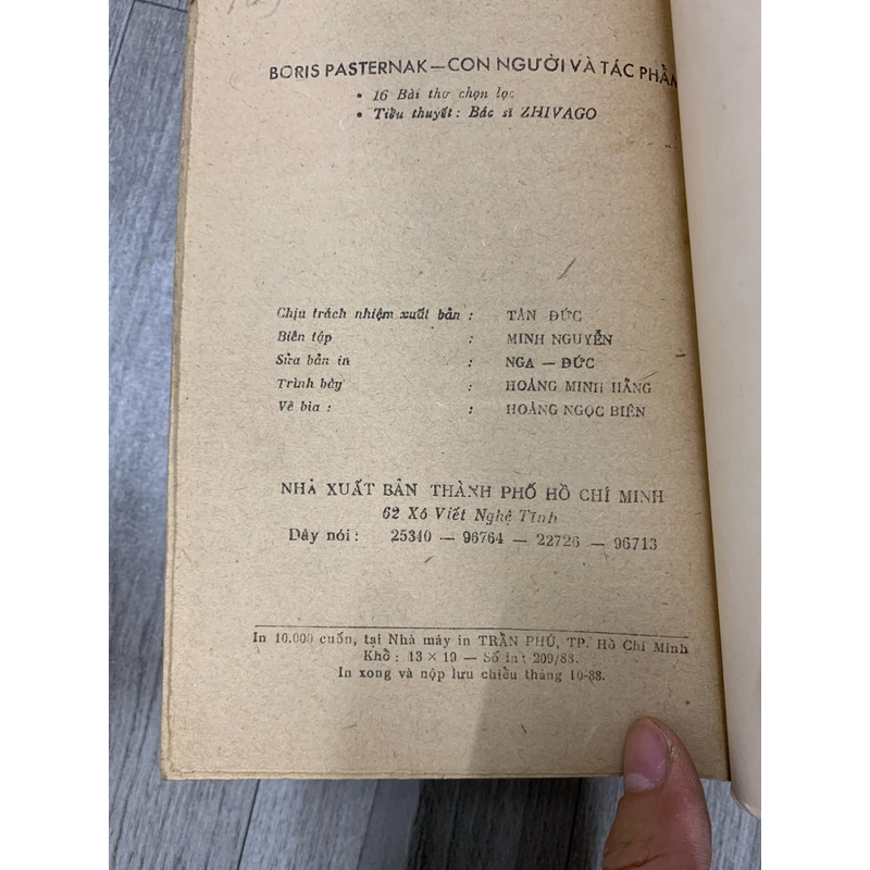 Borjs Pasternak con người và tác phẩm. 1a3 507737