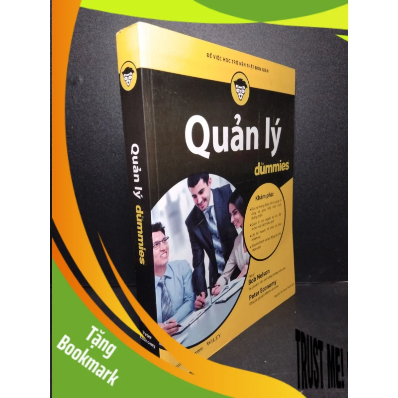 (TẶNG BOOKMARK) Quản lý for dummies a wiley brand mới 90% ố bẩn nhẹ, lỗi trang cuối, có mộc nhà phát hành 2018 RBK2103 QUẢN TRỊ 950999