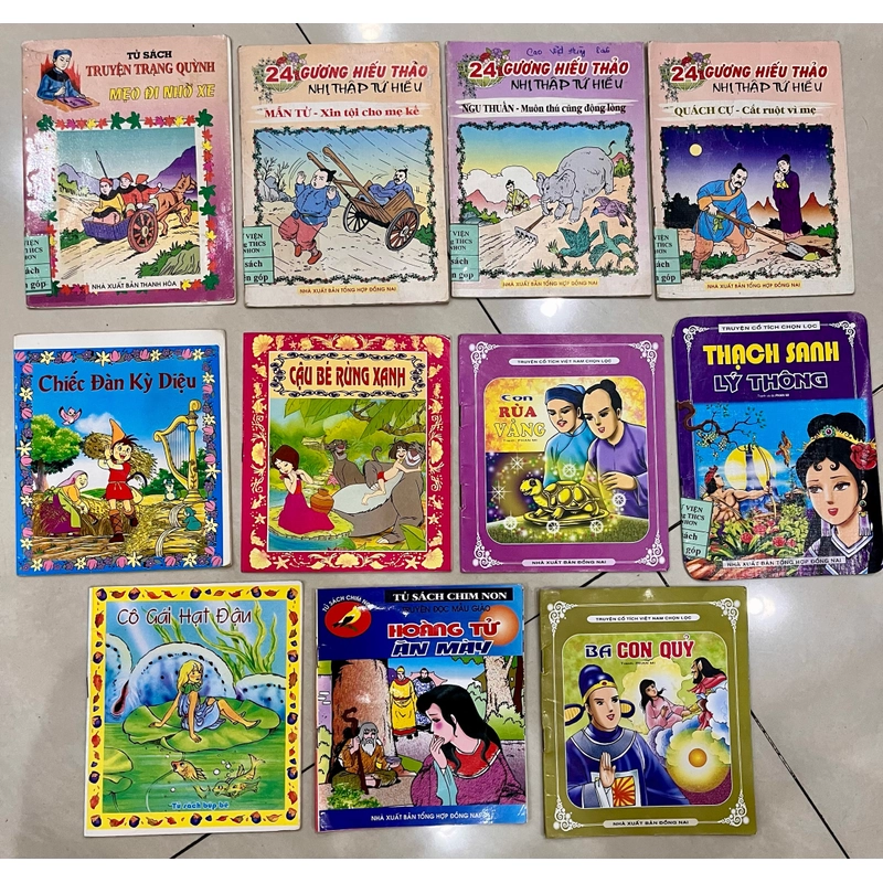 Sách truyện tranh thiếu nhi cũ combo 23 cuốn 526748