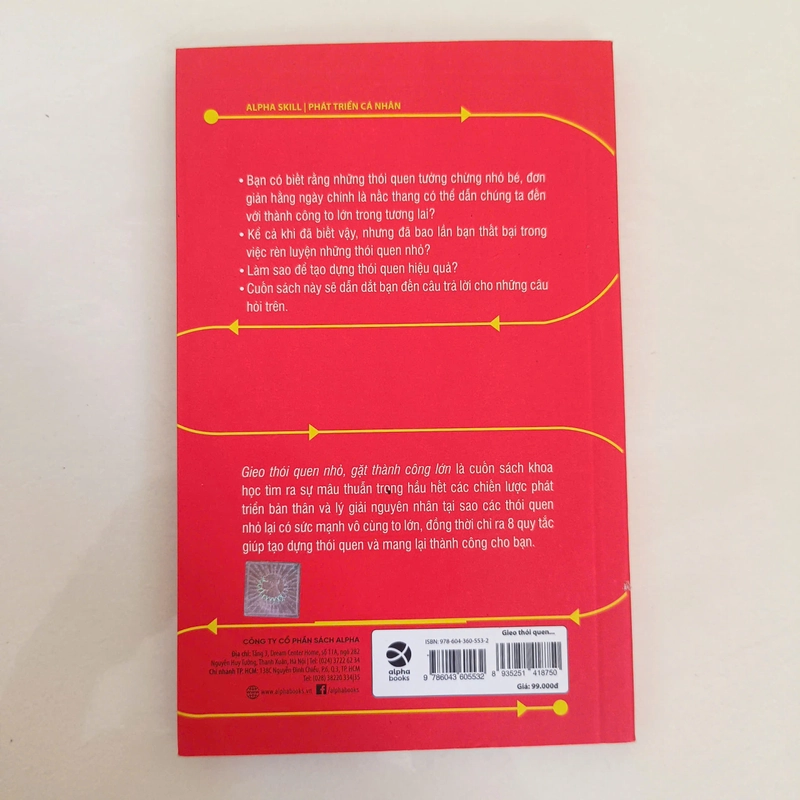 Gieo thói quen nhỏ, gặt thành công lớn - Stephen Guise 457083