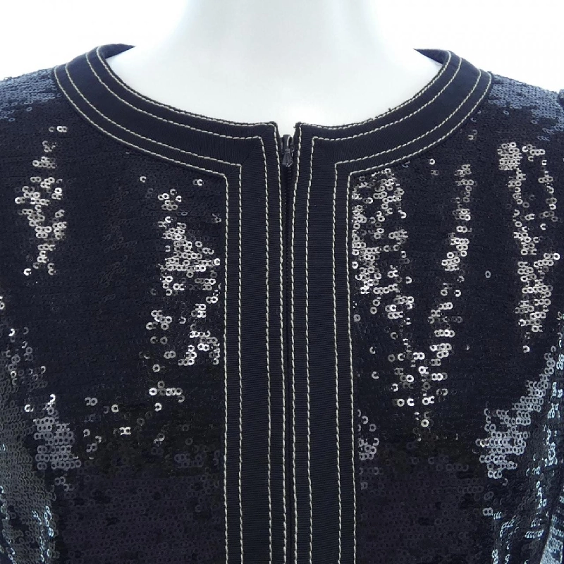 Áo khoác không cổ CHANEL P45044V26650 - Hàng hiệu Authentic 822063