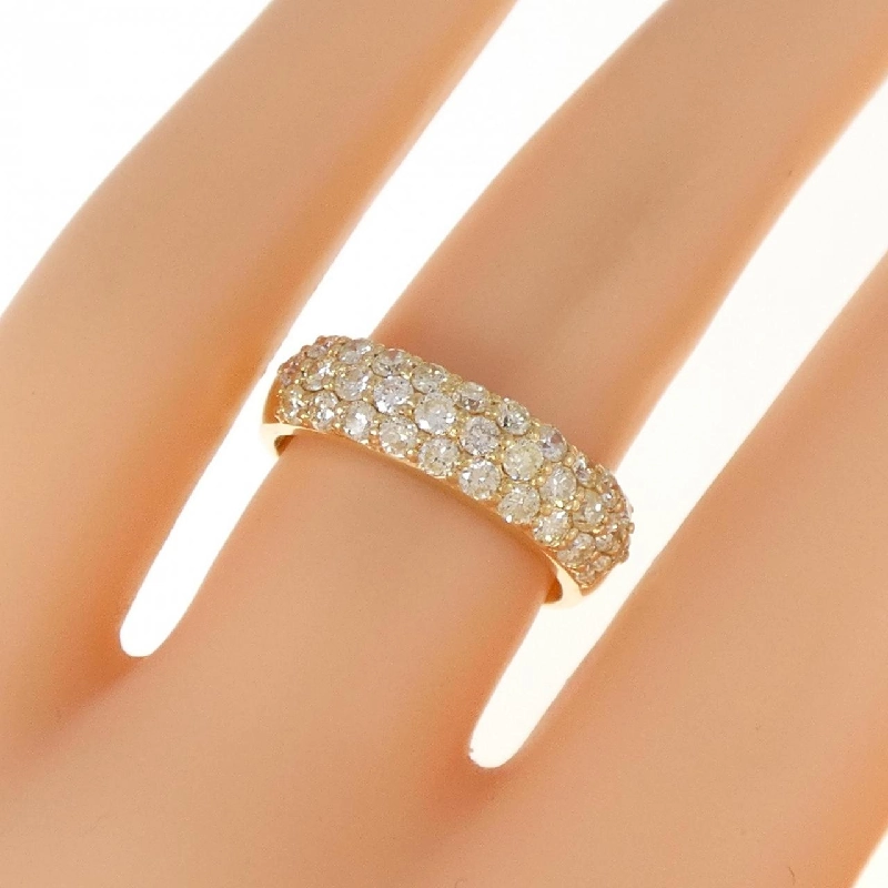 Nhẫn kim cương Pavé K18YG 1.00CT 673316