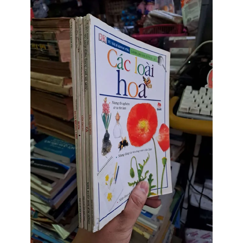 [Sách Cũ SCGR] Các loài hoa, cá, côn trùng, bướm, đá và khoáng chất - mới 80% bẩn nhẹ - KHOA HỌC ĐỜI SỐNG - HCM0111 675622
