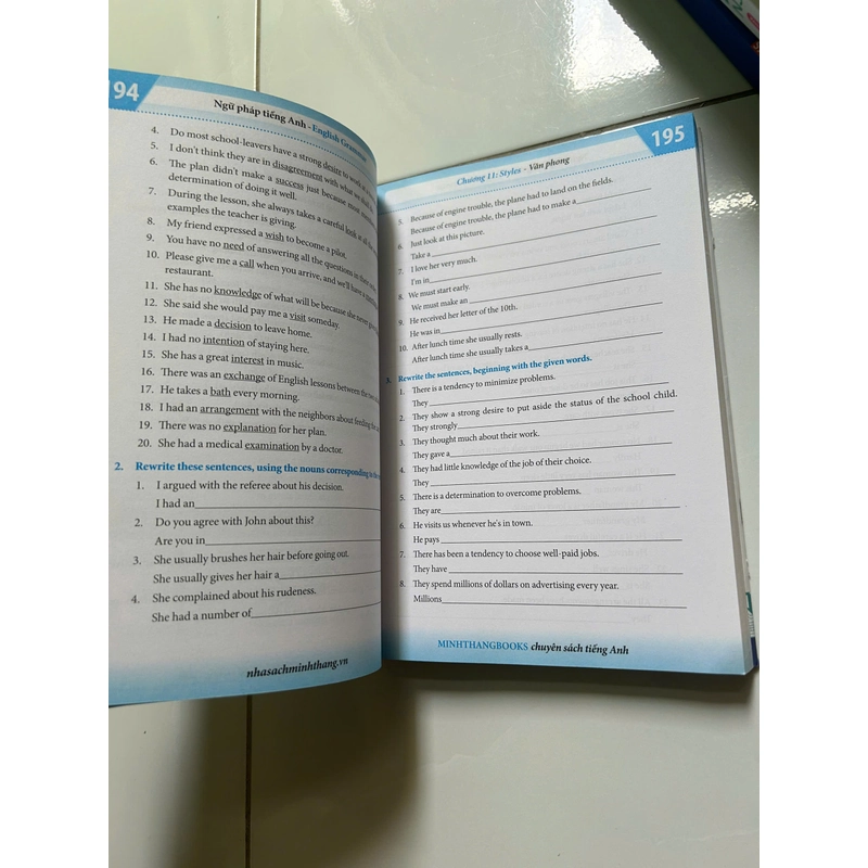 Ngữ Pháp Tiếng Anh - Lý Thuyết Và Bài Tập Thực Hành (Sách đã bị viết một số trang đầu) 477537