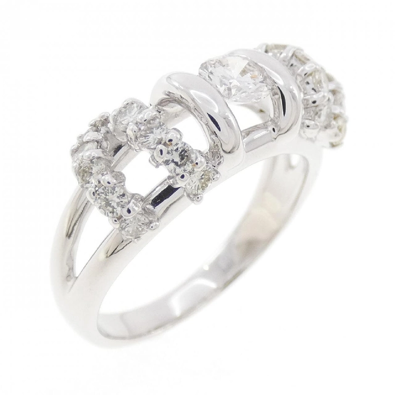 Nhẫn kim cương K18WG 670638