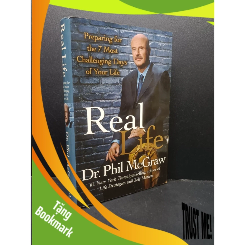 (TẶNG BOOKMARK) Real life Dr.Phil McGraw mới 90% bìa cứng RBK0806 ngoại văn 951215