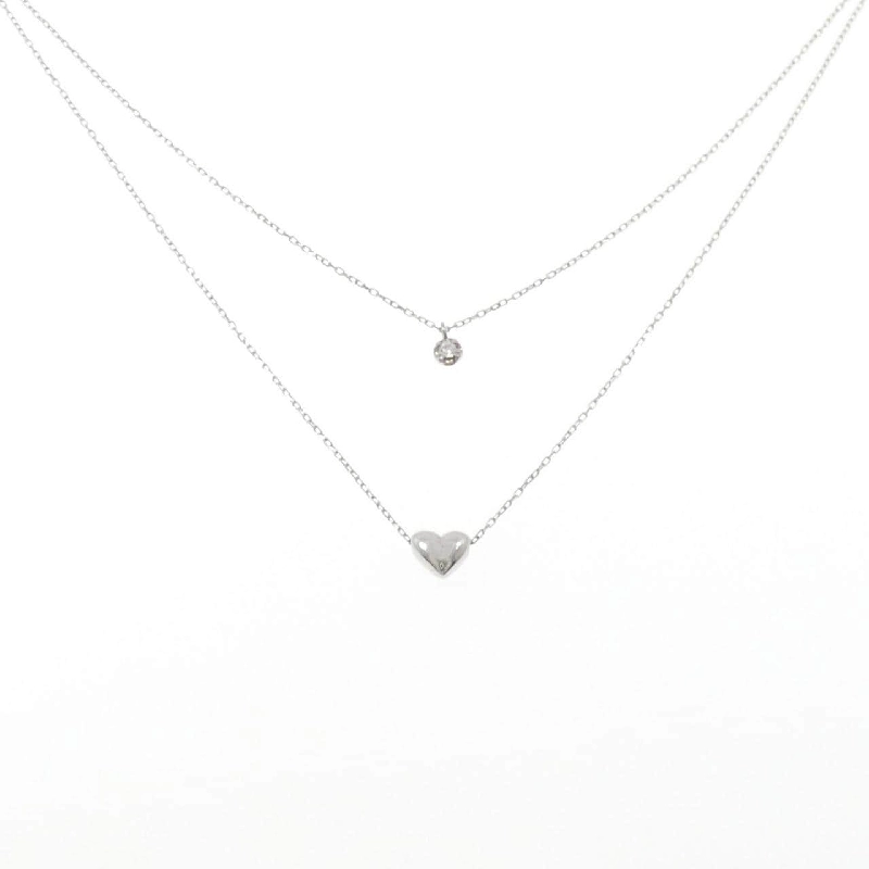 K10WG Dây chuyền hình trái tim bằng đá cubic - Hàng hiệu Authentic 857995