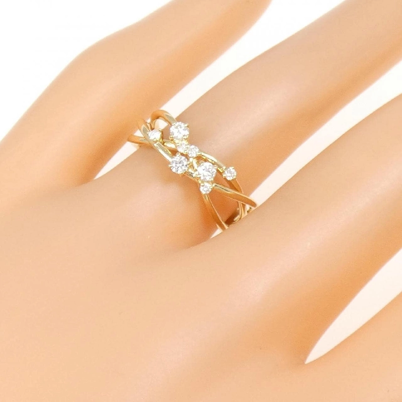 Nhẫn kim cương K18YG 0.20CT - Hàng hiệu Authentic 856077