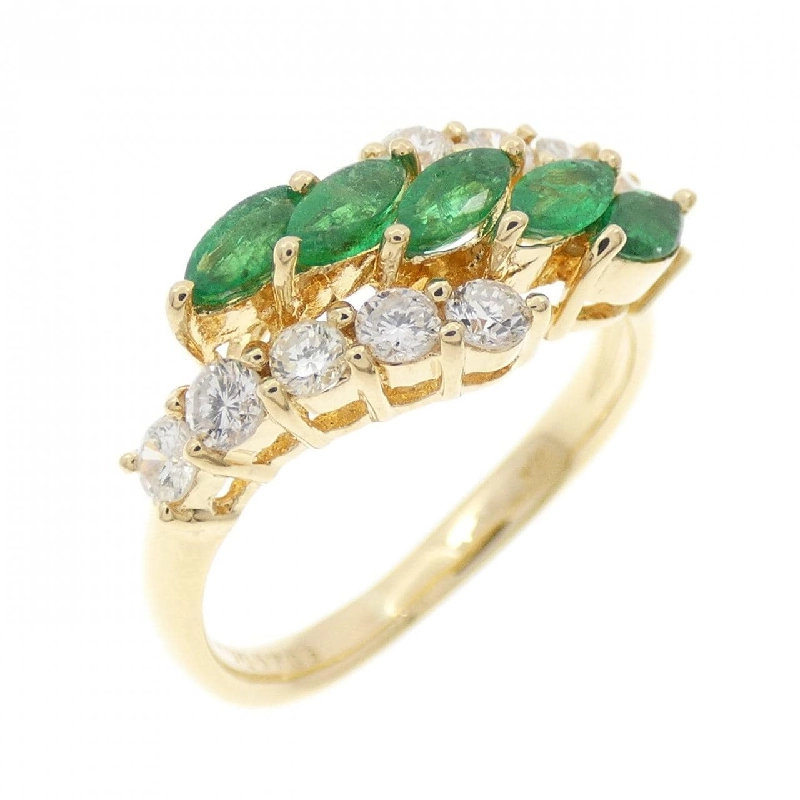 Nhẫn Emerald K18YG 0.49CT 667136