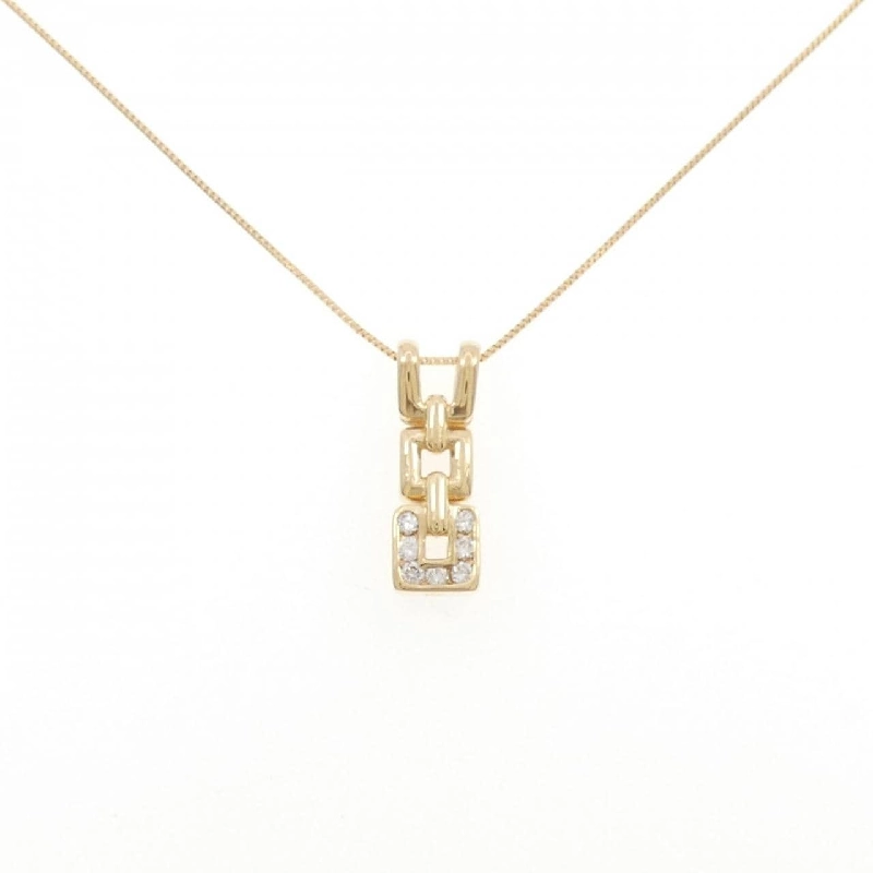 Dây chuyền kim cương K18YG 0.12CT - Hàng hiệu Chính hãng 858667