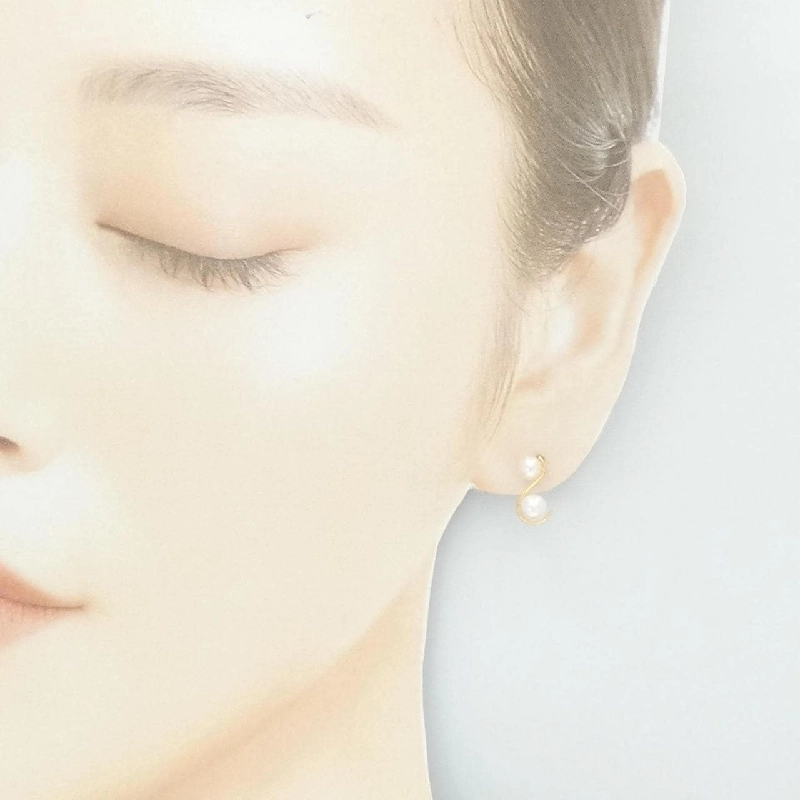 K18YG Bông tai ngọc trai Akoya - Hàng hiệu Chính hãng 871370