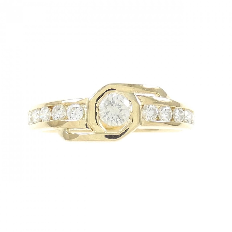 Nhẫn kim cương 750YG 671808