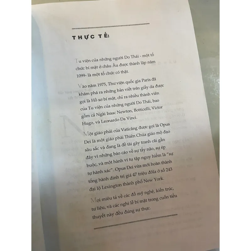 MẬT MÃ DA VINCI (BÌA CỨNG) - DAN BROWN (ĐỖ THU HÀ DỊCH THUẬT) 1004941