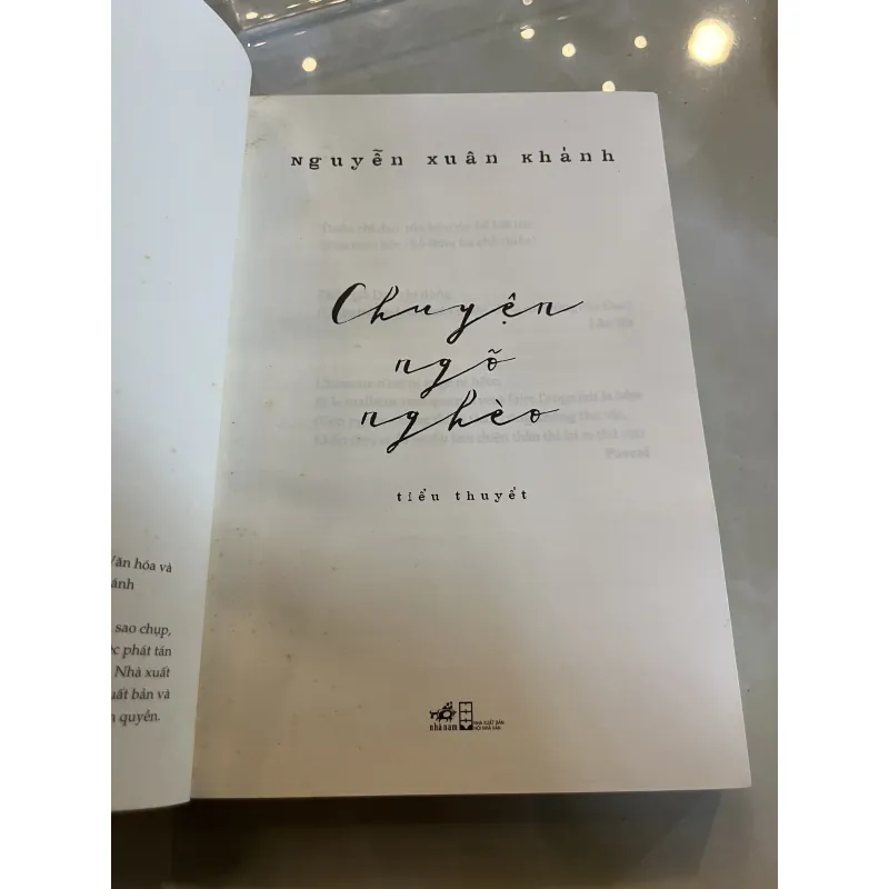 CHUYỆN NGÕ NGHÈO - NGUYỄN XUÂN KHÁNH 1036181