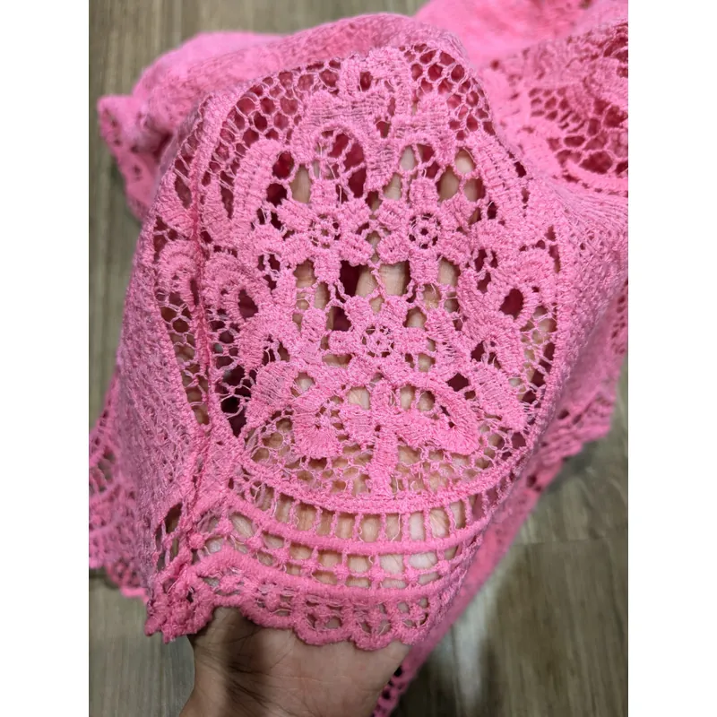 Áo Ren Hoa Sợi Móc Shein 720668