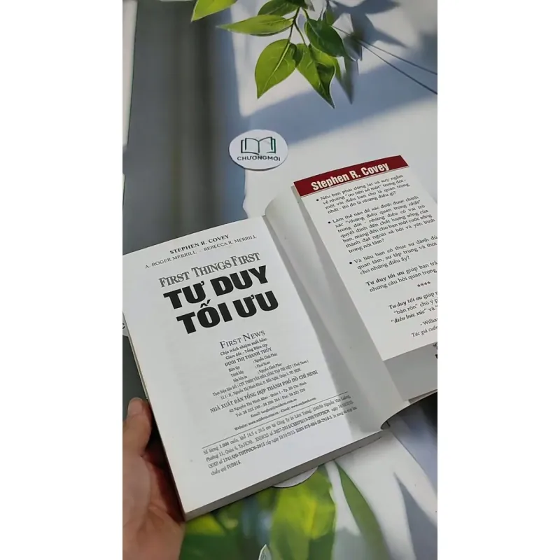 Tư Duy Tối Ưu - Stephen R. Covey 705709