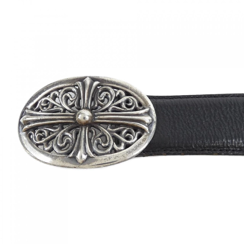 CHROME HEARTS OVAL CROSS STRAP1.5 DÂY ĐAI HÌNH BÓNG - Hàng hiệu Chính hãng 884479