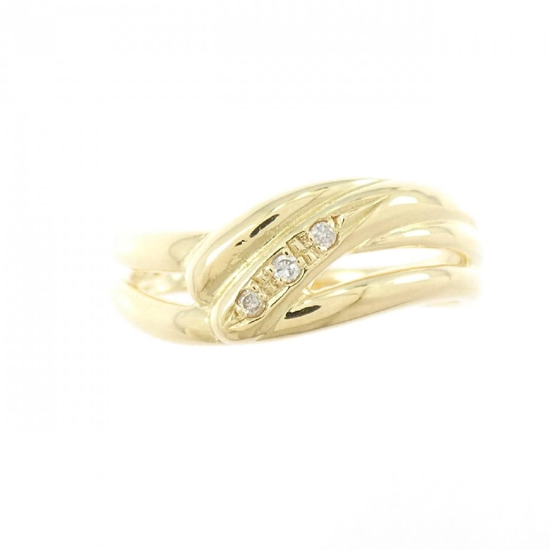 Nhẫn kim cương K18YG 0.02CT 671288