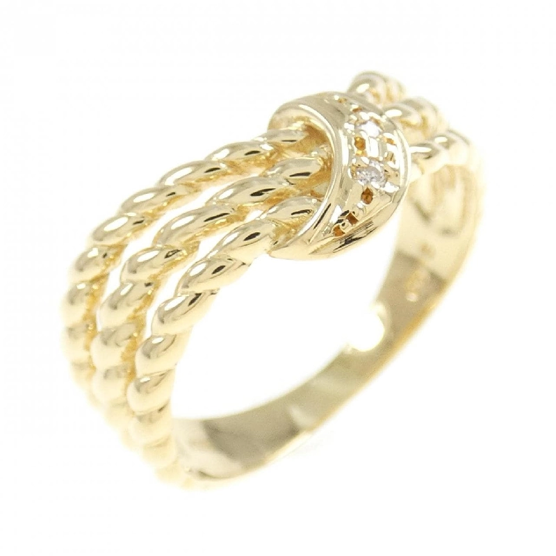 Nhẫn kim cương K18YG 0.015CT 673530