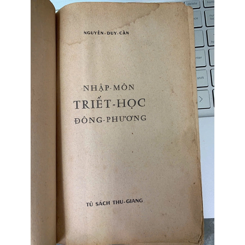 NHẬP MÔN TRIẾT HỌC ĐÔNG PHƯƠNG - NGUYỄN DUY CẦN 544811