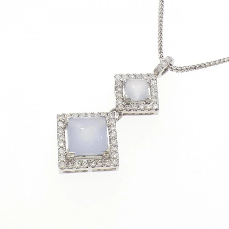 750WG Đá Chalcedony Dây Chuyền - Hàng hiệu Chính hãng 845855