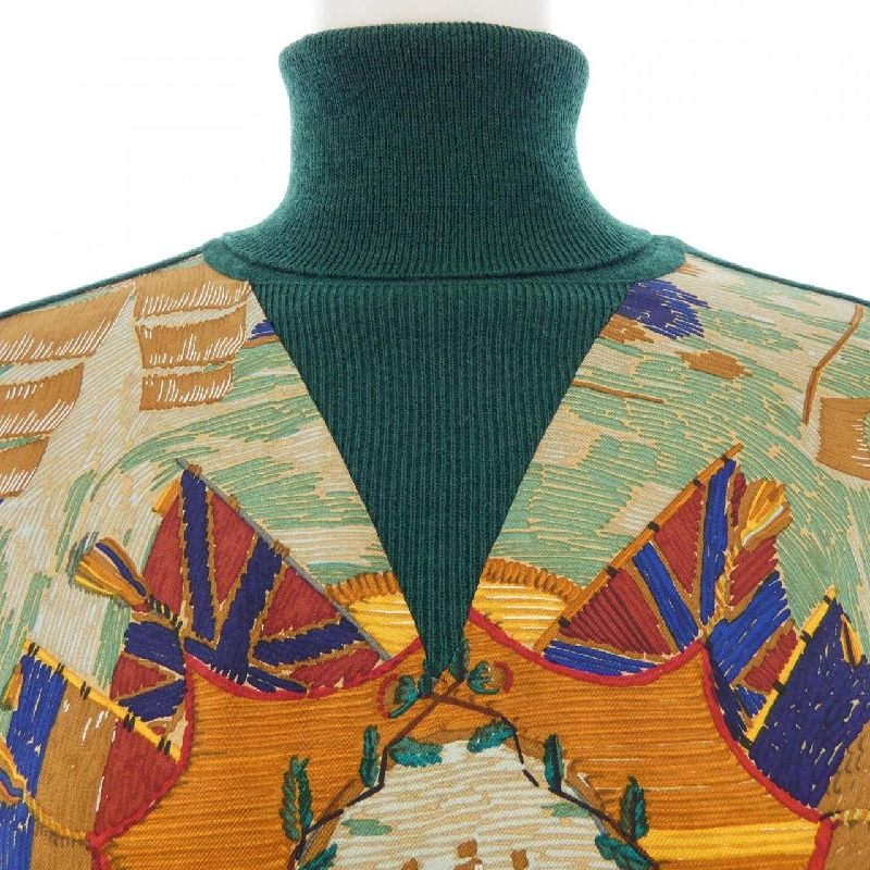 【Mã giảm giá】【Cổ điển】HERMES Áo len 642206