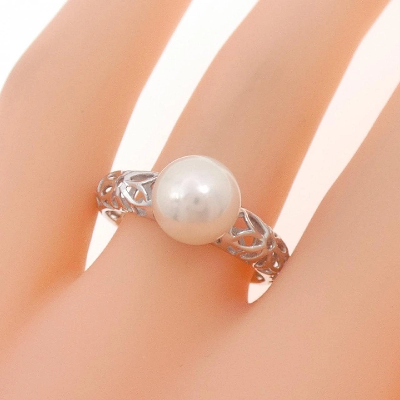 Nhẫn ngọc trai Akoya K18WG 8mm - Hàng hiệu Authentic 847692