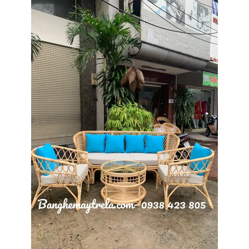 Sofa mây tre đan 732803