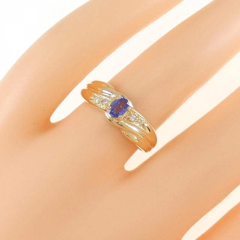 Nhẫn Sapphire 18KYG 0.30CT 672941