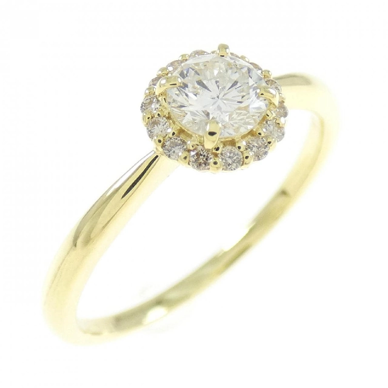 Nhẫn kim cương K18YG 0.324CT G SI2 Good - Hàng hiệu Chính hãng 874951