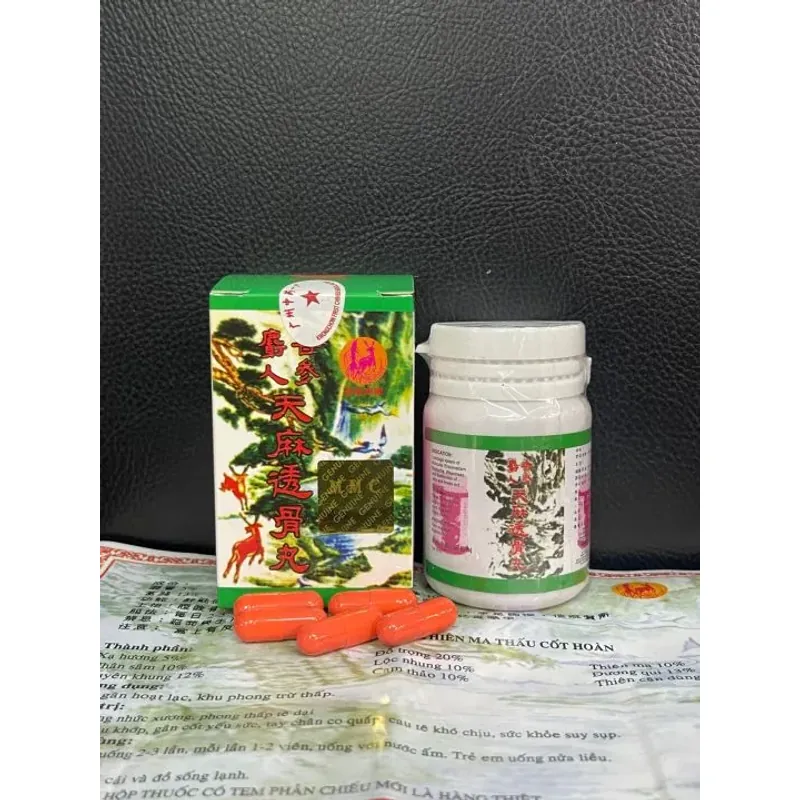 Xạ Hương Nhân Sâm Thiên Ma Tốt ĐAU NHỨC XƯƠNG KHỚP 20 Viên 722772