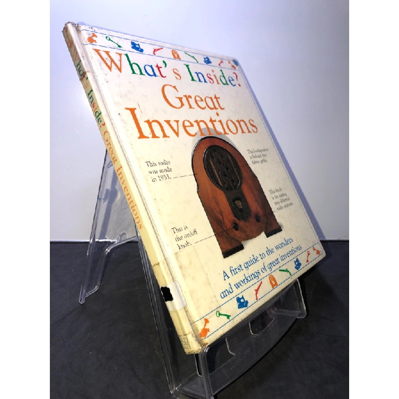 What's Inside? Great Inventions BÌA CỨNG mới 80% bẩn nhẹ RD Press HPB2707 NGOẠI VĂN 450993