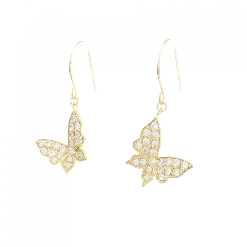 K18YG Bướm Kim Cương Bông Tai 0.30CT - Hàng hiệu Chính hãng 870968