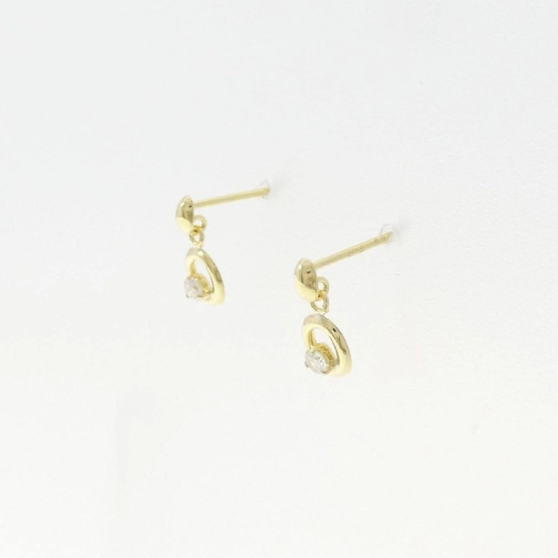 K18YG Bông tai kim cương 0.04CT - Hàng hiệu Chính hãng 873367