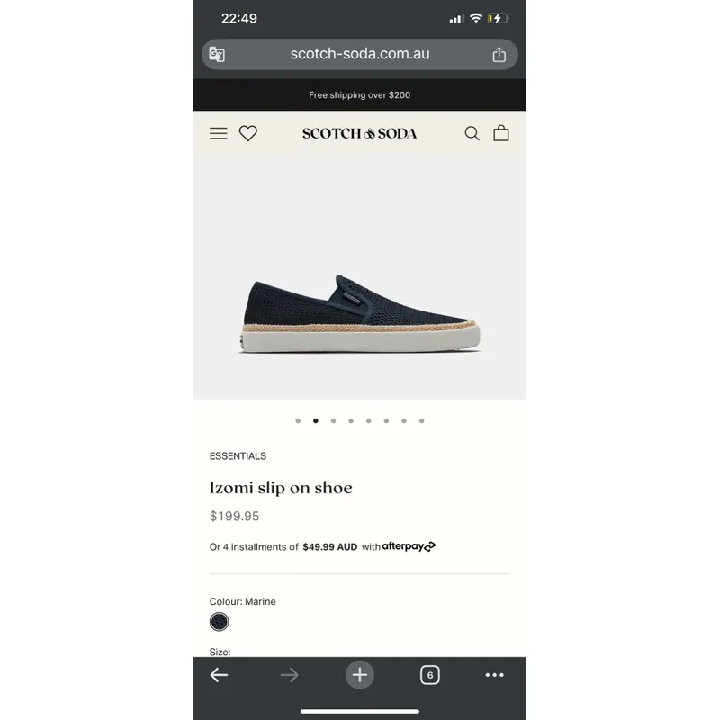 Giầy scot soda 600946