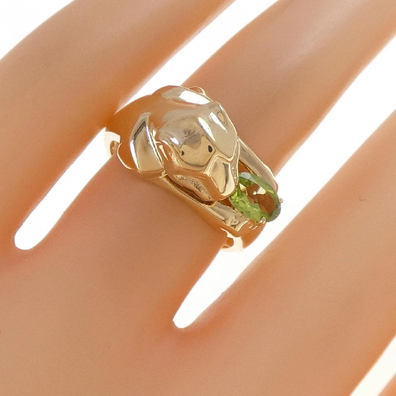 Nhẫn Peridot K18YG - Hàng hiệu Chính hãng 852491