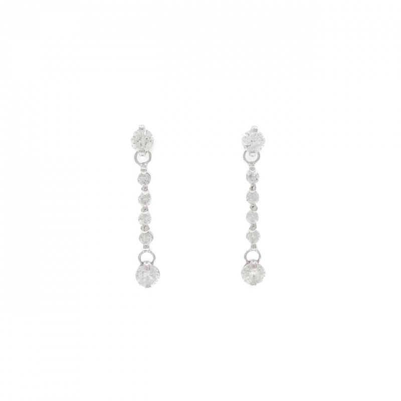 K18WG Bông tai kim cương 0.70CT - Hàng hiệu Chính hãng 869394