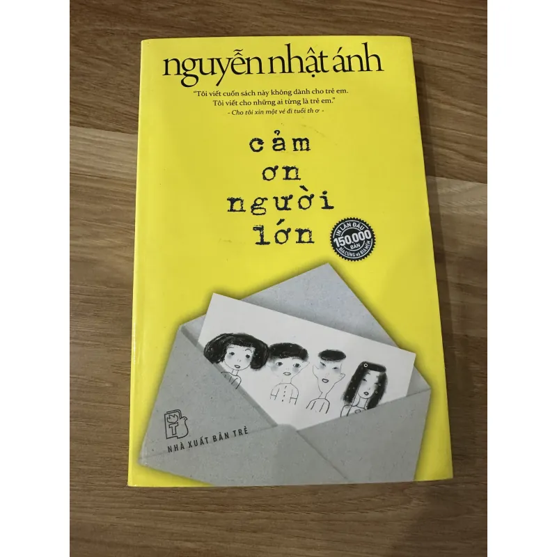 Truyện dài Cảm ơn người lớn – Nguyễn Nhật Ánh - sách cũ hoài niệm, còn mới bên trong 1022223