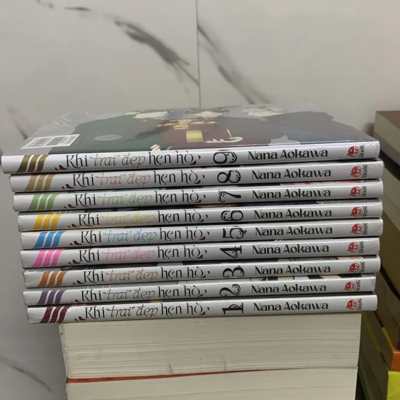 Truyện tranh khi trai đẹp hẹn hò. Bộ 9 cuốn mới.  989657