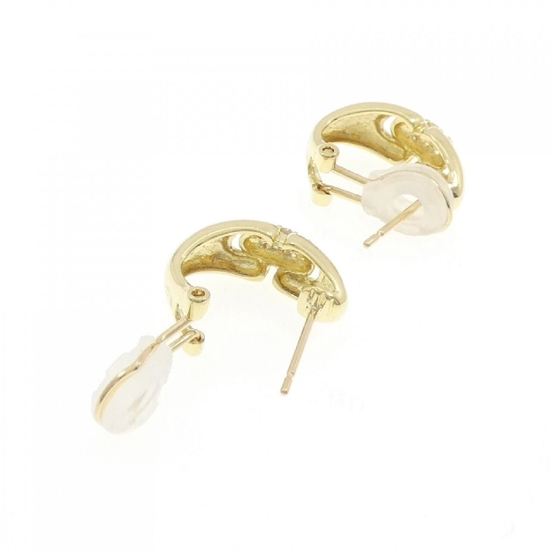 K18YG Bông tai kim cương 0.20CT - Hàng hiệu Chính hãng 870411