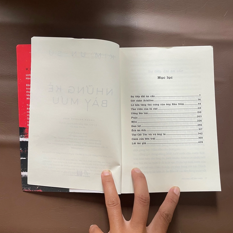II Tiểu Thuyết: Những Kẻ Bày Mưu - KIM UN SU - 2019 494265
