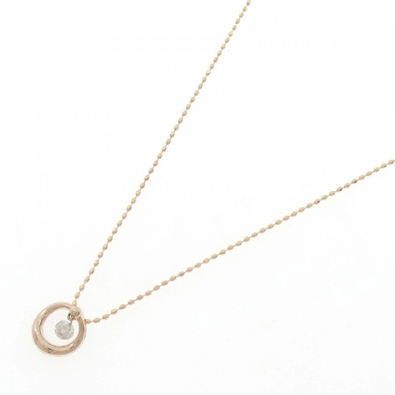 K18PG Dây chuyền kim cương 0.10CT - Hàng hiệu Chính hãng 858490