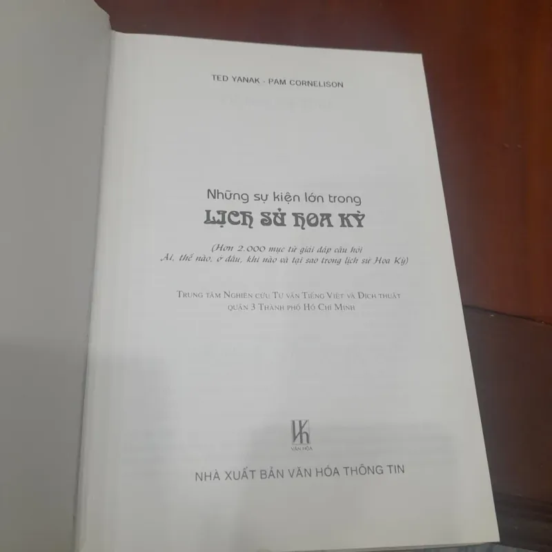 Ted Yanak, Pam Cornelison - NHỮNG SỰ KIỆN LỚN TRONG LỊCH SỬ HOA KỲ 1032325
